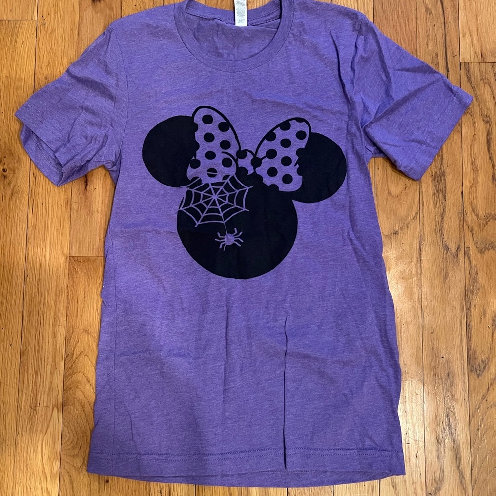 Bella Canvas Purple Tee with Black Graphic